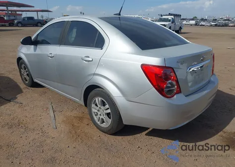 2013 Chevrolet Sonic Lt Auto z USA, uszkodzony, nr VIN 1G1JC5SH0D4241799